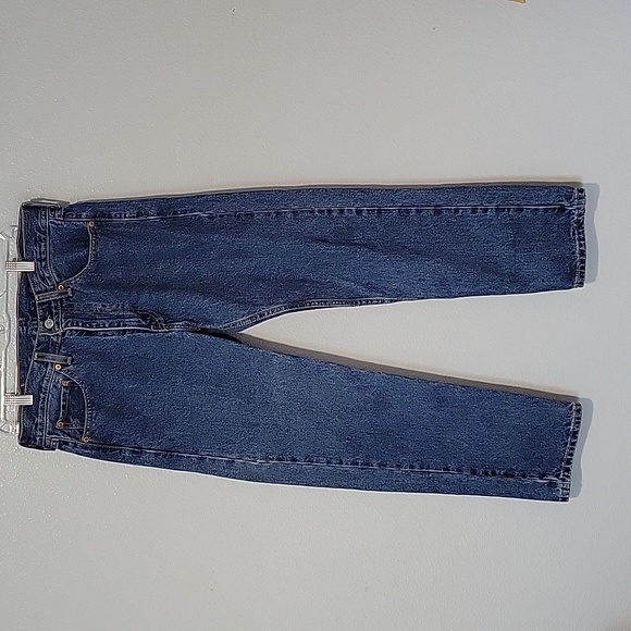 Levi's Mens 505 Stonewash Blue Regular Fit Straight Leg Denim Jeans 32 x 29 - Picture 2 of 14